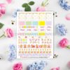 Printable Planner Stickers – Sweet Angel Bird ® Erin Condren Stickers for Cute Planner, Kawaii Planner