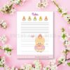 Printable Meal Planner Template Bundle – Sweet Angel Bird ® Coffee and Donuts Cute Planner, Kawaii Planner with Printable Grocery List, Printable Recipe Planner, Printable Notes